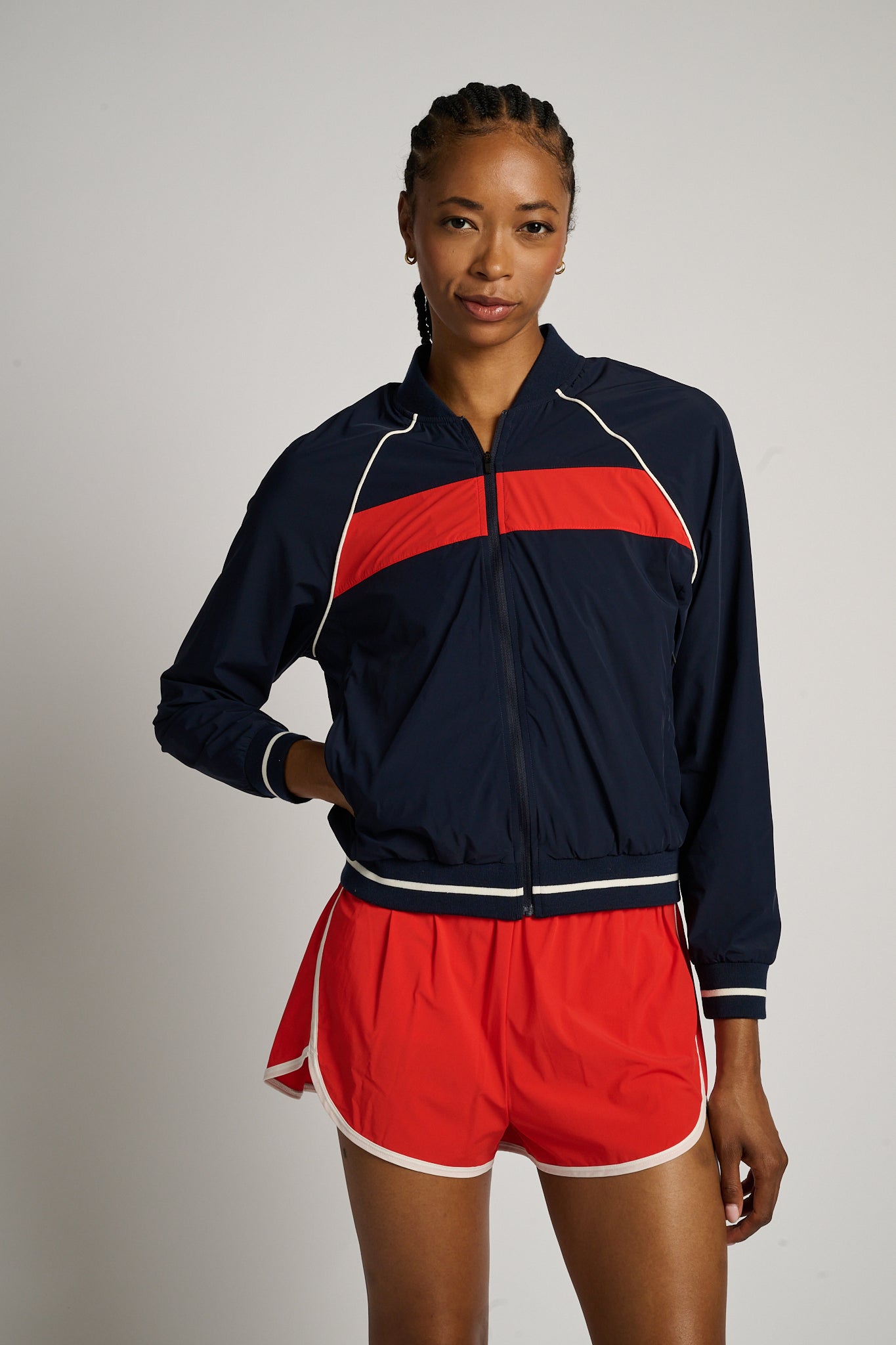 Carrie Woven Nylon Jacket