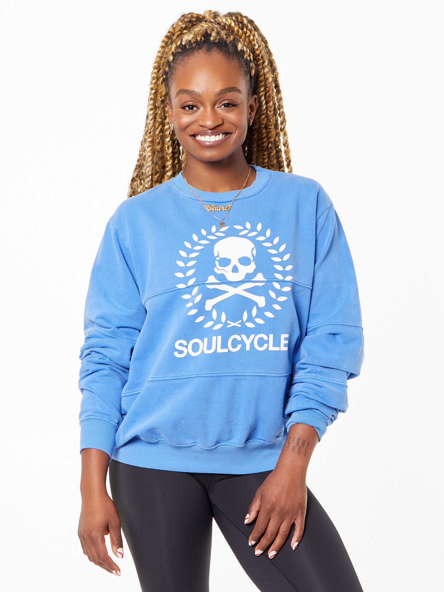 Soul Cycle Adidas Womens Sweatshirt Tee Shirt Black Blue Size Medium S -  Shop Linda's Stuff