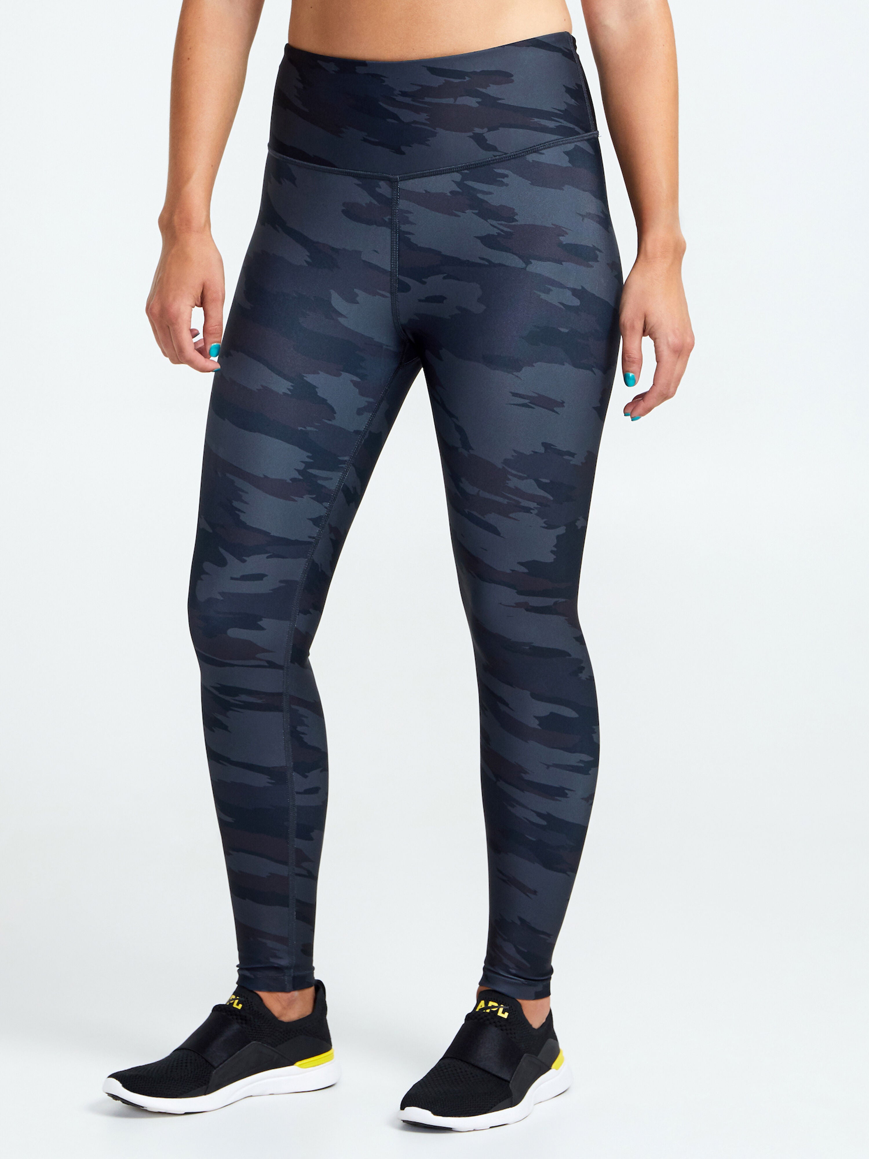 Double Knit Grey Camo Leggings