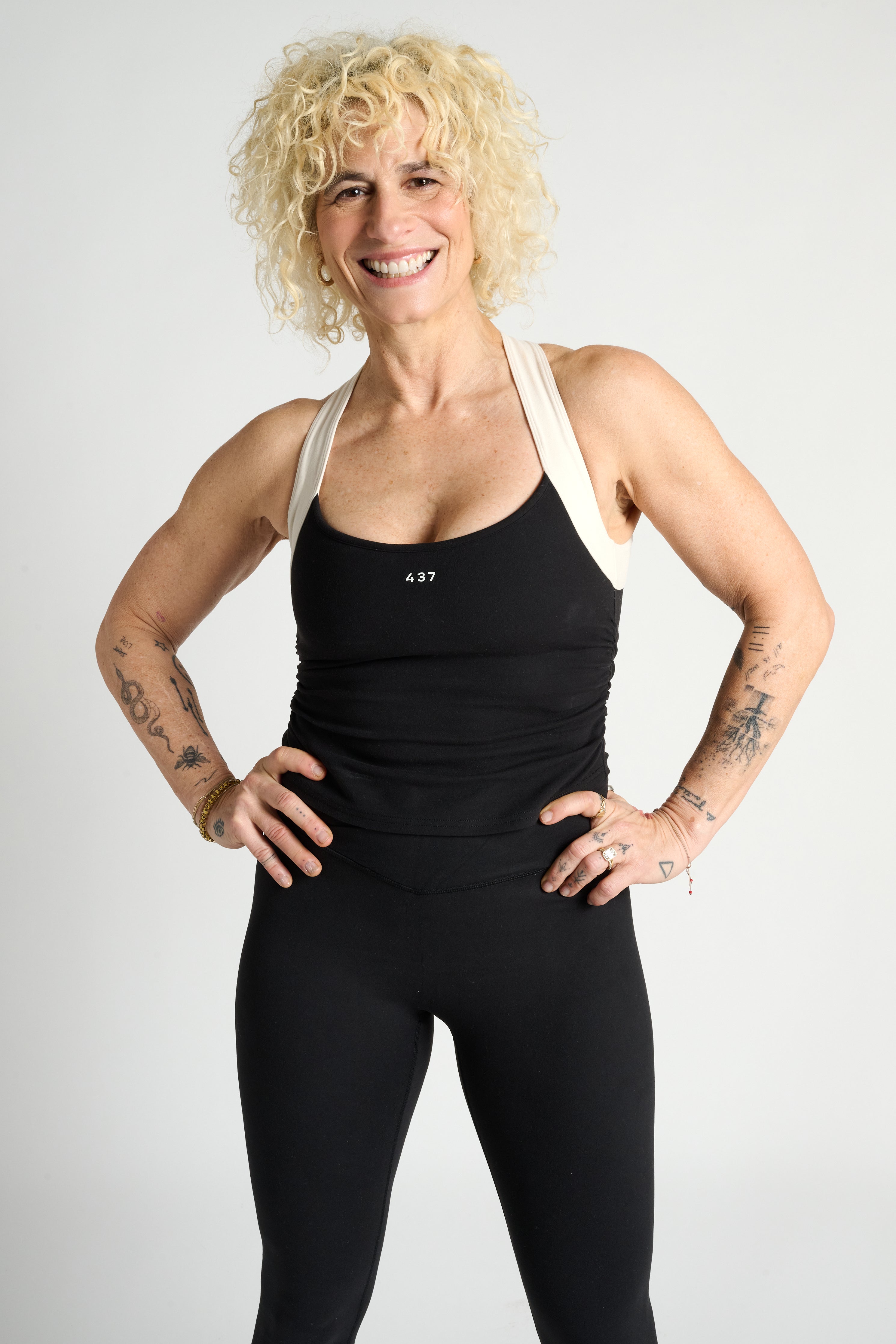 トップス theredthread massage tank black The Square Tank / Black | 437