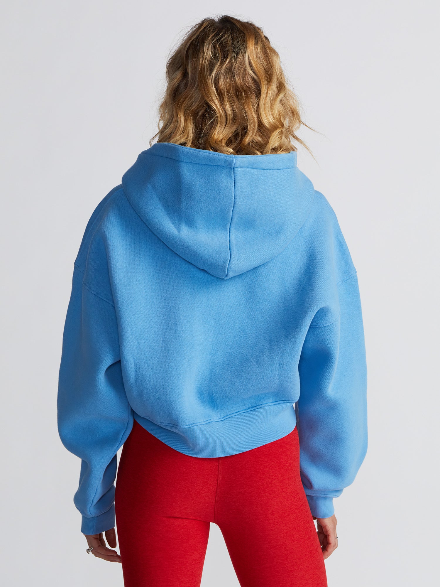 MARISSA BLUE CROP ZIP