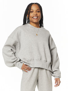 Over-Oversized Crew-Neck Sweatshirt