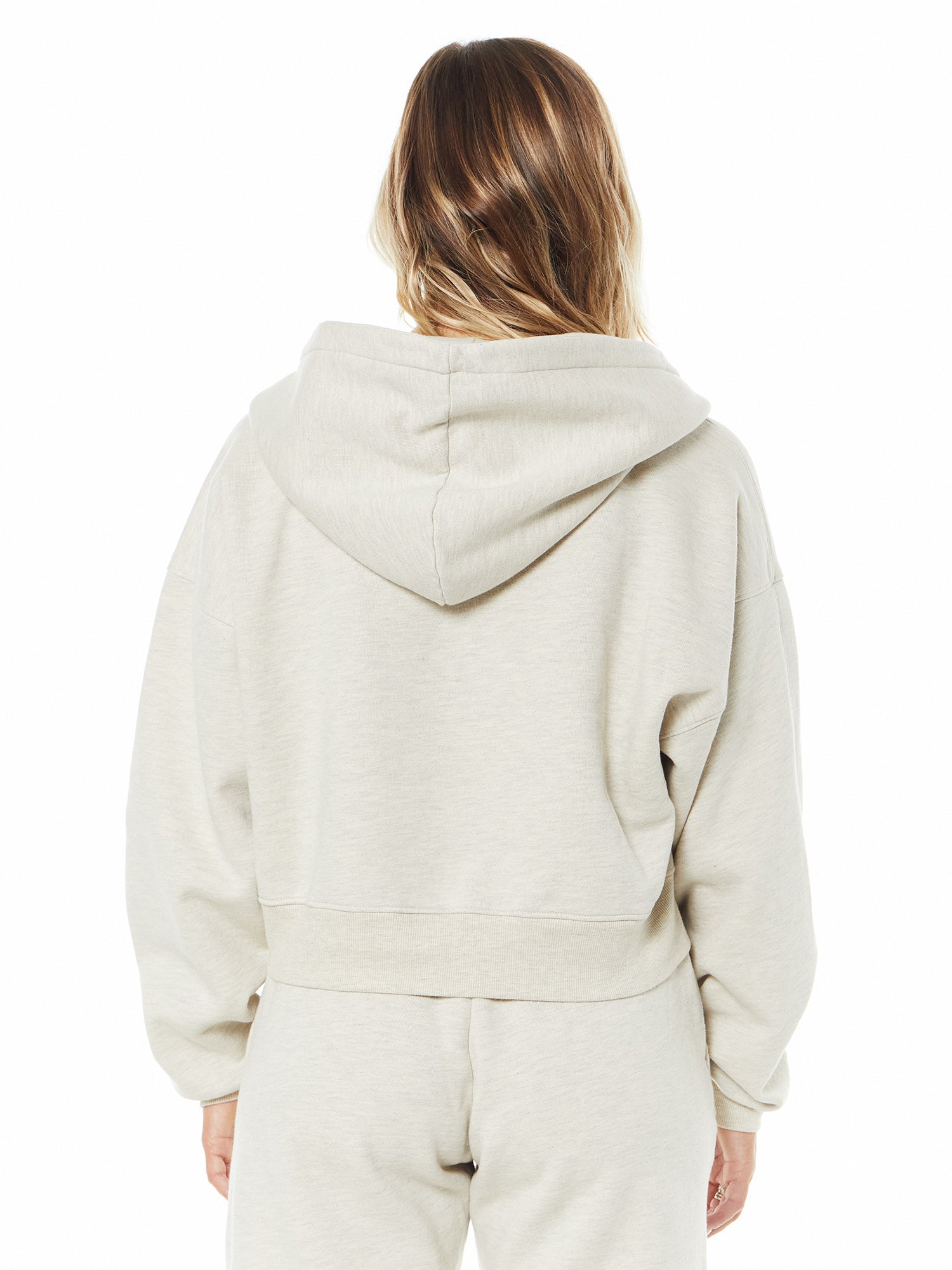 MARISSA CROP ZIP HOODIE