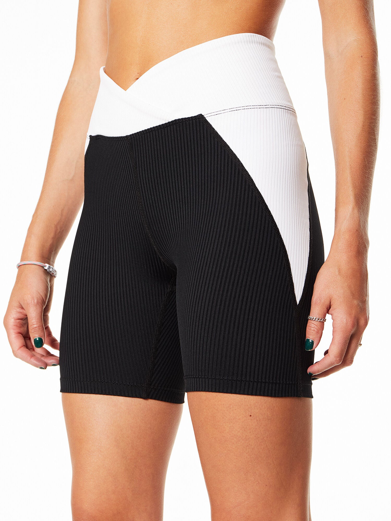 Ribbed Studio Biker Short
