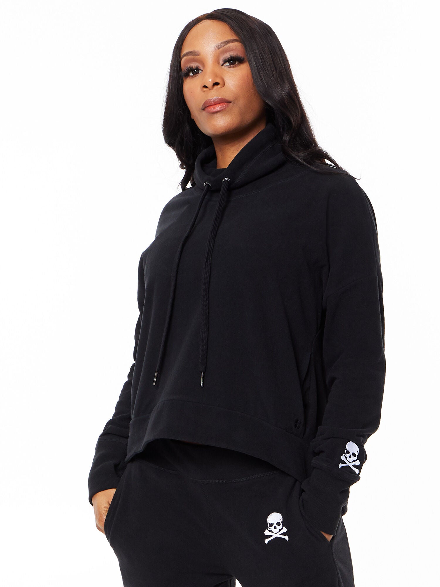 Harmonise luxe fleece sweatshirt sale