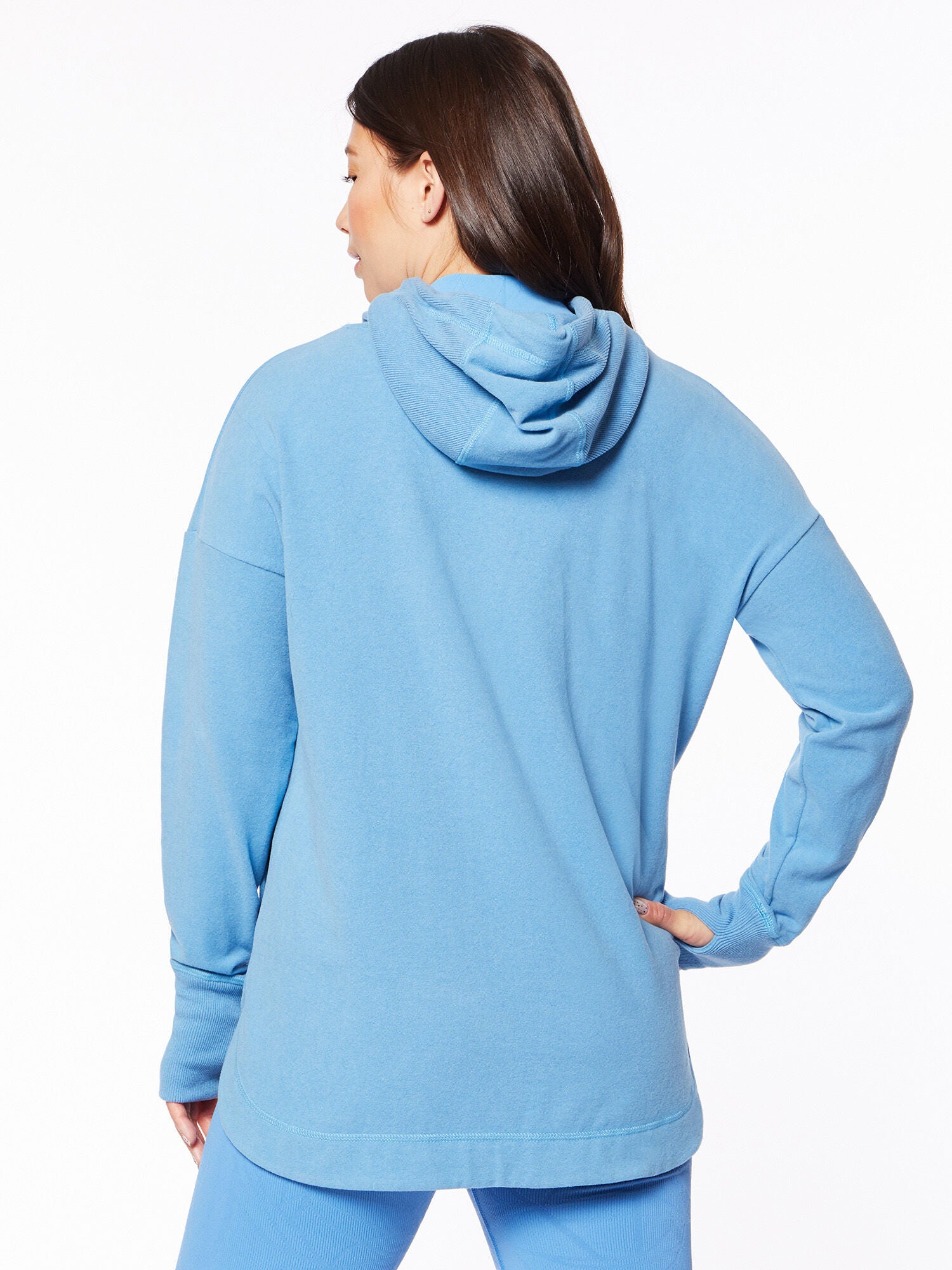 上品な Fleece Luxe Escape Hoodie Blue Regatta 帽子